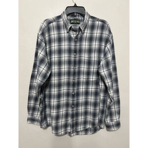Vintage 90s American Eagle Outfitters Mens Large Faded Flannel Button Down Shirt